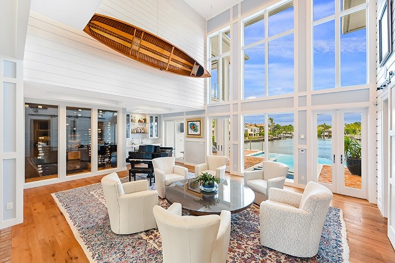 Living Room with Grand Piano