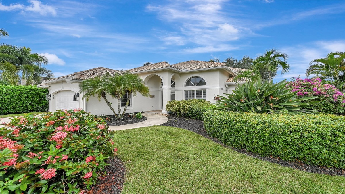 Front of home with 2 car attached Garage